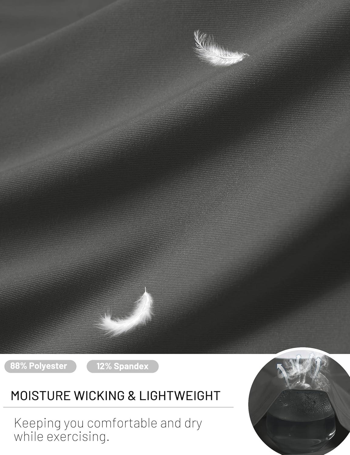 imageMAGCOMSEN Womens Workout Tank Top Athletic Muscle Sleeveless Crew Neck Shirt UPF 80 Moisture Wicking Gym RunningGray