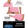 imageMAGCOMSEN 2 Pack Womens Short Sleeve Tees Moisture Wicking Shirts Summer V Neck Running TopsLgyPink