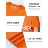imageMAGCOMSEN 3 Pack Mens Short Sleeve Quick Dry Shirts Moisture Wicking UPF 50 Athletic Running Gym Workout Swim TShirtsFlgreenOrangeWhite
