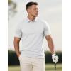 imageMAGCOMSEN 5 Pack Mens Polo Shirts Short Sleeve Dry Fit Moisture Wicking Golf Polos Performance Casual Collared ShirtsBlackDark GreyNavyWhiteArmy Green