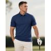 imageMAGCOMSEN 5 Pack Mens Polo Shirts Short Sleeve Dry Fit Moisture Wicking Golf Polos Performance Casual Collared ShirtsBlackLight GreyDark GreyKhakiBright Blue