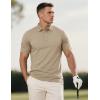 imageMAGCOMSEN 5 Pack Mens Polo Shirts Short Sleeve Dry Fit Moisture Wicking Golf Polos Performance Casual Collared ShirtsBlackNavyBright BlueLight GreyArmy Green