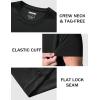imageMAGCOMSEN 5 Pack Mens Short Sleeve UPF 50 Shirts Dry Fit Athletic Rash Guard Workout Running Swim Gym Performance TshirtsBlackNavyWhiteFluorescent GreenSky Blue