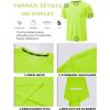 imageMAGCOMSEN Dry Fit Shirts for Men Sun Protection Athletic Short Sleeve Shirt Workout Gym Fishing Swim Rash GuardFlgreen