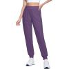 imageMAGCOMSEN Joggers for Women High Waisted Golf Pants Lightweight Hiking Pants Quick Dry Workout Running Athletic JoggersDark Purple