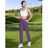 imageMAGCOMSEN Joggers for Women High Waisted Golf Pants Lightweight Hiking Pants Quick Dry Workout Running Athletic JoggersDark Purple