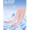 imageMAGCOMSEN Joggers for Women High Waisted Golf Pants Lightweight Hiking Pants Quick Dry Workout Running Athletic JoggersSmoky Pink