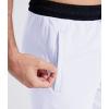 imageMAGCOMSEN Mens Athletic 10 Shorts Quick Dry Basketball Shorts Workout Gym Running Tennis Shorts Lightweight ShortsWhiteBlack