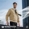 imageMAGCOMSEN Mens Bomber Jacket Lightweight Windbreaker Jackets Zip Up Windproof Jackets Casual Spring Fall Coat for GolfKhaki