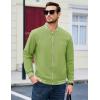 imageMAGCOMSEN Mens Bomber Jacket Lightweight Windbreaker Jackets Zip Up Windproof Jackets Casual Spring Fall Coat for GolfOlive Green