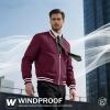 imageMAGCOMSEN Mens Bomber Jacket Lightweight Windbreaker Jackets Zip Up Windproof Jackets Casual Spring Fall Coat for GolfWine Red