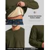 imageMAGCOMSEN Mens Crewneck Sweatshirt Sherpa Lined Casual Fleece Pullover Long Sleeve Warm Heavyweight Cotton SweatShirtsArmy Green