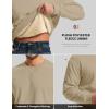 imageMAGCOMSEN Mens Crewneck Sweatshirt Sherpa Lined Casual Fleece Pullover Long Sleeve Warm Heavyweight Cotton SweatShirtsKhaki