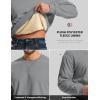 imageMAGCOMSEN Mens Crewneck Sweatshirt Sherpa Lined Casual Fleece Pullover Long Sleeve Warm Heavyweight Cotton SweatShirtsLightgray