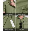 imageMAGCOMSEN Mens Fishing Shirts UPF 50 Short Sleeve Sun Protection Shirts Quick Dry Cooling Button Down Shirt Hiking SafariGrey Green