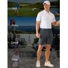 imageMAGCOMSEN Mens Golf Shorts 7quot Quick Dry Lightweight Stretch Casual Shorts with 6 Pockets Dress Work HikingDark Grey