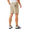 imageMAGCOMSEN Mens Golf Shorts 7quot Quick Dry Lightweight Stretch Casual Shorts with 6 Pockets Dress Work HikingKhaki