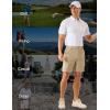 imageMAGCOMSEN Mens Golf Shorts 7quot Quick Dry Lightweight Stretch Casual Shorts with 6 Pockets Dress Work HikingKhaki