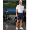 imageMAGCOMSEN Mens Golf Shorts 7quot Quick Dry Lightweight Stretch Casual Shorts with 6 Pockets Dress Work HikingNavy