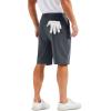 imageMAGCOMSEN Mens Golf Shorts with 6 Pockets 11 inch Inseam Quick Dry Stretch Casual Work Dress Hiking Shorts for MenDark Grey