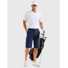 imageMAGCOMSEN Mens Golf Shorts with 6 Pockets 11 inch Inseam Quick Dry Stretch Casual Work Dress Hiking Shorts for MenNavy