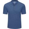 imageMAGCOMSEN Mens Henley Short Sleeve Shirt Cotton Lightweight 3 Button Tops Vintage Casual Summer Shirt Soft FashionGrey Bluecotton Blend