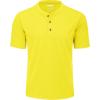 imageMAGCOMSEN Mens Henley Short Sleeve Shirt Cotton Lightweight 3 Button Tops Vintage Casual Summer Shirt Soft FashionYellowcotton