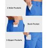 imageMAGCOMSEN Mens Hiking Cargo Shorts Quick Dry Lightweight 9quot Golf Shorts Summer Casual Work Outdoor with 5 Zipper PocketsAzure