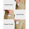 imageMAGCOMSEN Mens Hiking Cargo Shorts Quick Dry Lightweight 9quot Golf Shorts Summer Casual Work Outdoor with 5 Zipper PocketsKhaki