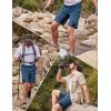 imageMAGCOMSEN Mens Hiking Shorts 5 Pockets Ripstop Quick Dry Summer Athletic Shorts for Workout Hiking CyclingBlue Grey