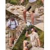 imageMAGCOMSEN Mens Hiking Shorts 5 Pockets Ripstop Quick Dry Summer Athletic Shorts for Workout Hiking CyclingKhaki