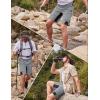 imageMAGCOMSEN Mens Hiking Shorts 5 Pockets Ripstop Quick Dry Summer Athletic Shorts for Workout Hiking CyclingLight Grey