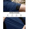 imageMAGCOMSEN Mens Hiking Shorts 5 Pockets Ripstop Quick Dry Summer Athletic Shorts for Workout Hiking CyclingRoyal Blue
