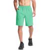 imageMAGCOMSEN Mens Hiking Shorts 9quot Quick Dry Lightweight Running Shorts with Zipper Pockets for Workout Athletic SportMint Green