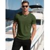 imageMAGCOMSEN Mens Pocket T Shirts Cooling UPF 50 Summer Tee Shirt Short Sleeve Crewneck Tee Cotton Lightweight Casual TShirtArmy Green
