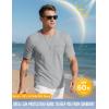 imageMAGCOMSEN Mens Pocket T Shirts Cooling UPF 50 Summer Tee Shirt Short Sleeve Crewneck Tee Cotton Lightweight Casual TShirtLight Grey