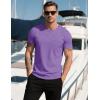 imageMAGCOMSEN Mens Pocket T Shirts Cooling UPF 50 Summer Tee Shirt Short Sleeve Crewneck Tee Cotton Lightweight Casual TShirtLight Purple