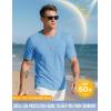 imageMAGCOMSEN Mens Pocket T Shirts Cooling UPF 50 Summer Tee Shirt Short Sleeve Crewneck Tee Cotton Lightweight Casual TShirtSkyblue