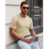 imageMAGCOMSEN Mens Pocket T Shirts Short Sleeve Cotton Moisture Wicking Plain Tshirts Casual Lightweight Summer Basic TeesApricotcotton
