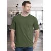 imageMAGCOMSEN Mens Pocket T Shirts Short Sleeve Cotton Moisture Wicking Plain Tshirts Casual Lightweight Summer Basic TeesArmy Greencotton