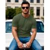 imageMAGCOMSEN Mens Pocket T Shirts Short Sleeve Cotton Moisture Wicking Plain Tshirts Casual Lightweight Summer Basic TeesArmy Greencotton
