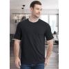 imageMAGCOMSEN Mens Pocket T Shirts Short Sleeve Cotton Moisture Wicking Plain Tshirts Casual Lightweight Summer Basic TeesBlackcotton