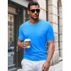 imageMAGCOMSEN Mens Pocket T Shirts Short Sleeve Cotton Moisture Wicking Plain Tshirts Casual Lightweight Summer Basic TeesBluecotton