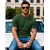 imageMAGCOMSEN Mens Pocket T Shirts Short Sleeve Cotton Moisture Wicking Plain Tshirts Casual Lightweight Summer Basic TeesDark Greencotton Blend