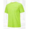 imageMAGCOMSEN Mens Pocket T Shirts Short Sleeve Cotton Moisture Wicking Plain Tshirts Casual Lightweight Summer Basic TeesFluorescent Greencotton