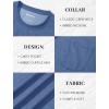 imageMAGCOMSEN Mens Pocket T Shirts Short Sleeve Cotton Moisture Wicking Plain Tshirts Casual Lightweight Summer Basic TeesGrey Bluecotton Blend
