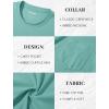 imageMAGCOMSEN Mens Pocket T Shirts Short Sleeve Cotton Moisture Wicking Plain Tshirts Casual Lightweight Summer Basic TeesGrey Greencotton