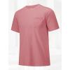 imageMAGCOMSEN Mens Pocket T Shirts Short Sleeve Cotton Moisture Wicking Plain Tshirts Casual Lightweight Summer Basic TeesGrey Pinkcotton