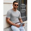 imageMAGCOMSEN Mens Pocket T Shirts Short Sleeve Cotton Moisture Wicking Plain Tshirts Casual Lightweight Summer Basic TeesLight Greycotton Blend