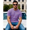 imageMAGCOMSEN Mens Pocket T Shirts Short Sleeve Cotton Moisture Wicking Plain Tshirts Casual Lightweight Summer Basic TeesLight Purplecotton